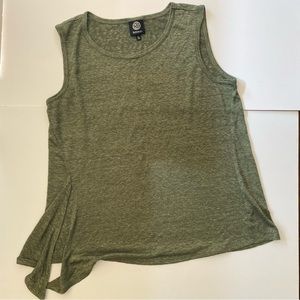 Bobeau Olive Green Tank Top Size L
